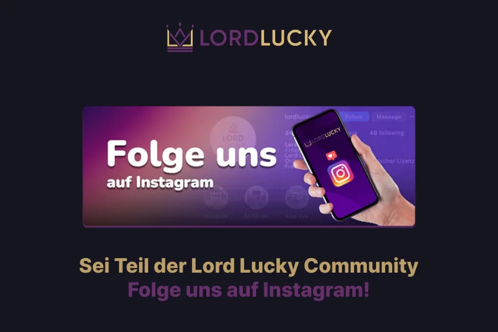 Instagram-Bonus bei Lord Lucky